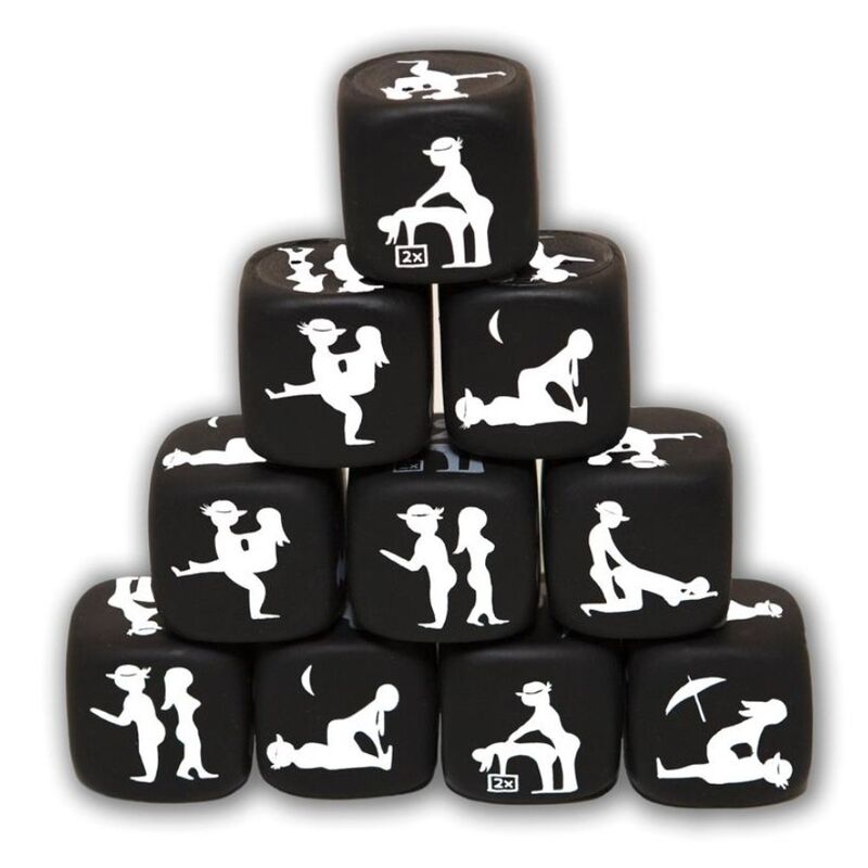 Dés de postures noirs 25 mm – Diablo Picante