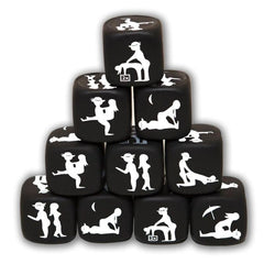 Dés de postures noirs 25 mm – Diablo Picante