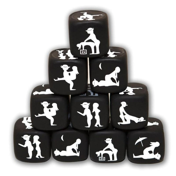 Dés de postures noirs 25 mm – Diablo Picante
