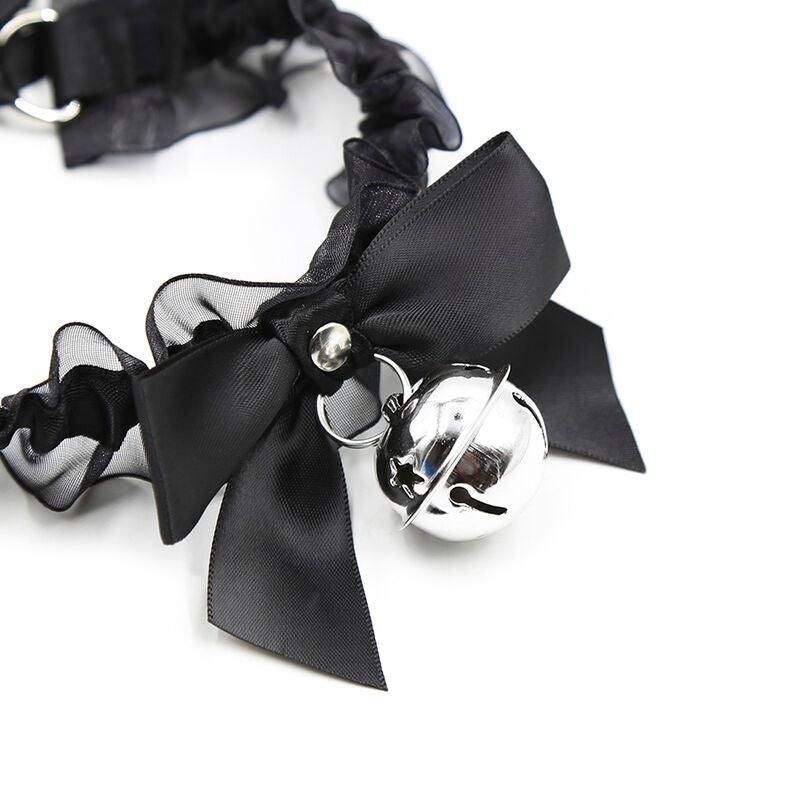 Collier fétiche en dentelle avec cloche – OhMama — vue 5