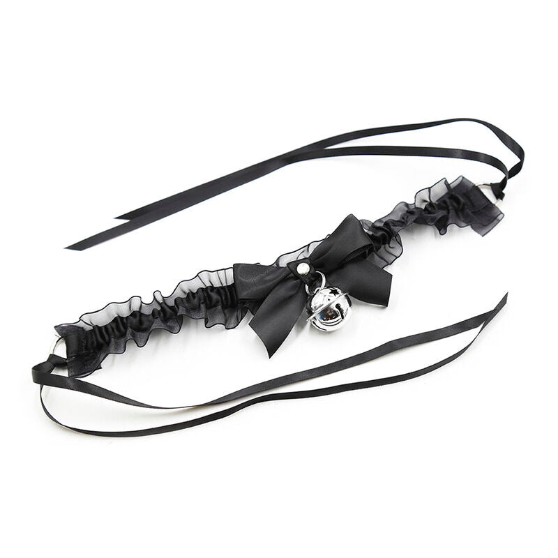 Collier fétiche en dentelle avec cloche – OhMama — vue 6