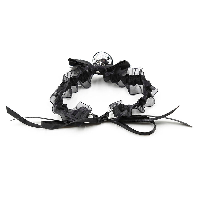 Collier fétiche en dentelle avec cloche – OhMama — vue 8