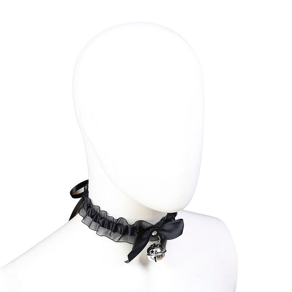 Collier fétiche en dentelle avec cloche – OhMama