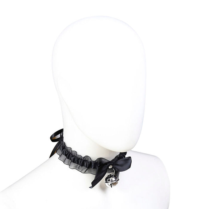 Collier fétiche en dentelle avec cloche – OhMama