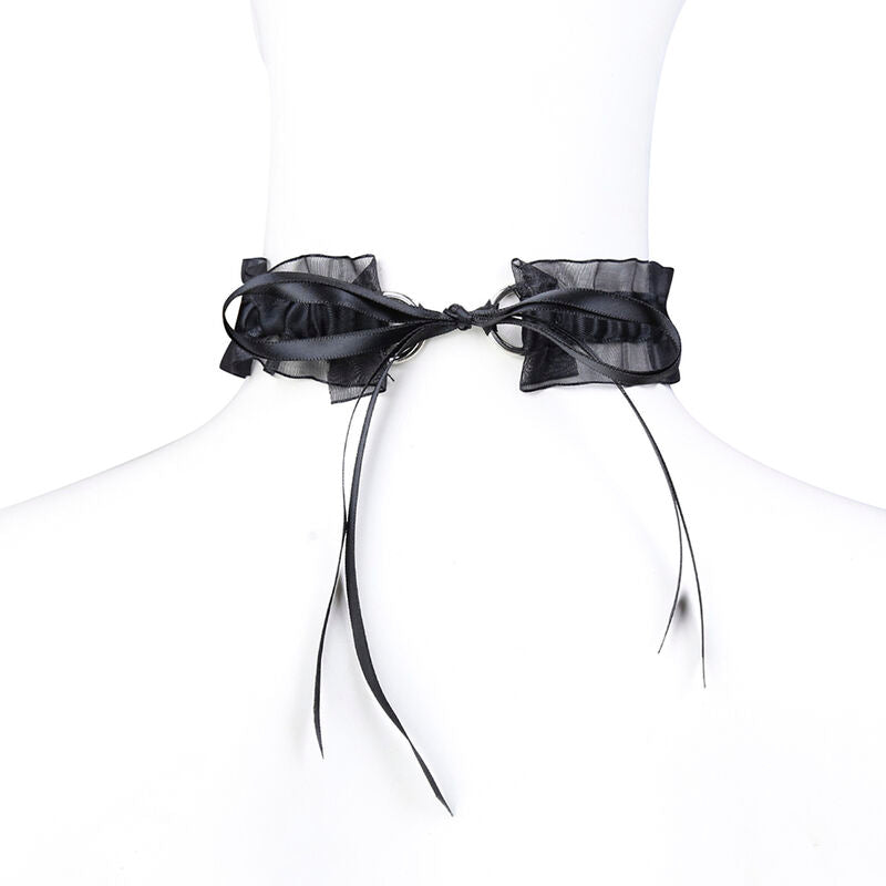 Collier fétiche en dentelle avec cloche – OhMama — vue 9