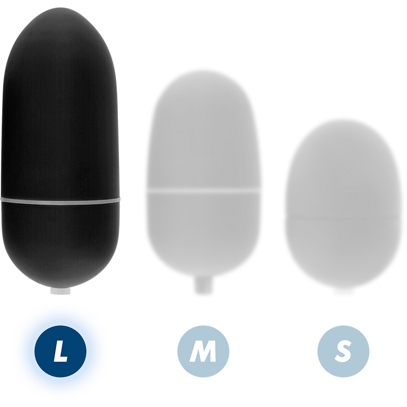 Œuf vibrant Online L noir avec télécommande – Online