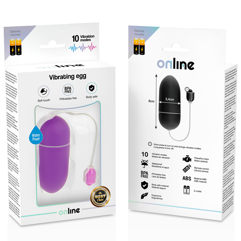 Œuf vibrant Online lilas étanche – Online