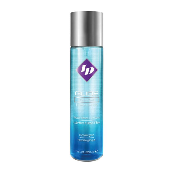 Lubrifiant à base d’eau ID Glide 500 ml – ID Glide sur fond blanc