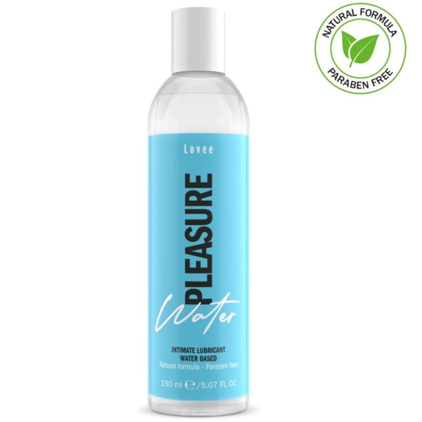 Lubrifiant Lovee Water Pleasure 150 ml – IntimateLine – vue principale sur fond blanc