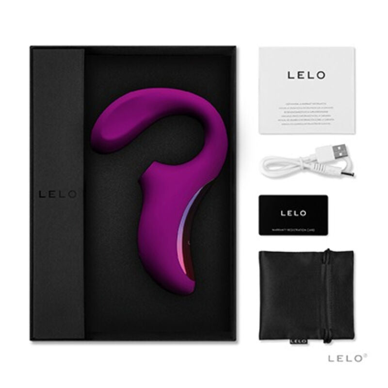 LELO - ENIGMA CRUISE MASSEUR SONIQUE DOUBLE STIMULATION DEEP ROSE – vue 4