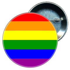 Badge drapeau LGBT 6 × 6 cm – Pride