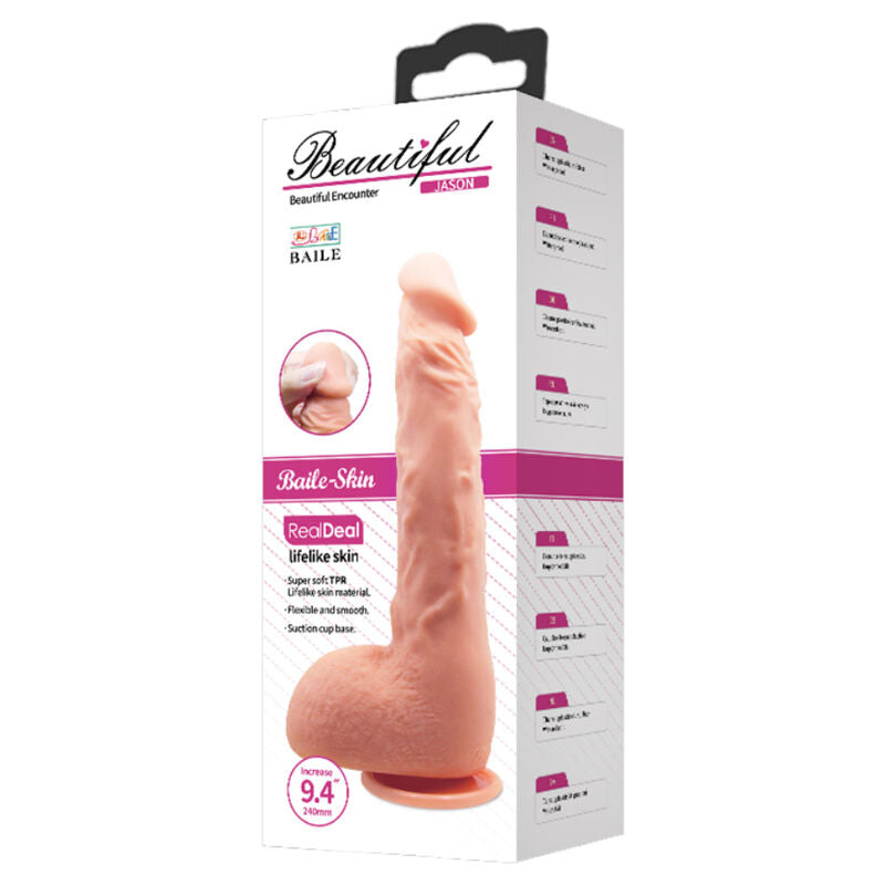 Gode réaliste Jason 24 cm – Baile Vibrators — vue 4