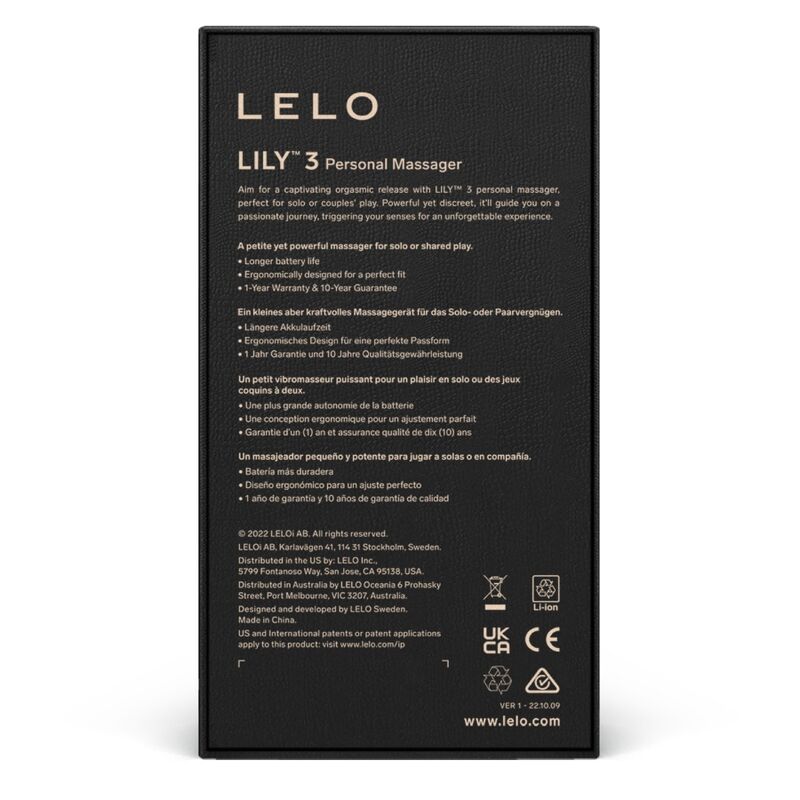 Masseur clitoridien LELO Lily 3 vert polaire – vue 4