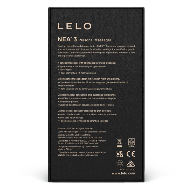 Masseur clitoridien LELO Nea 3 noir – vue 5