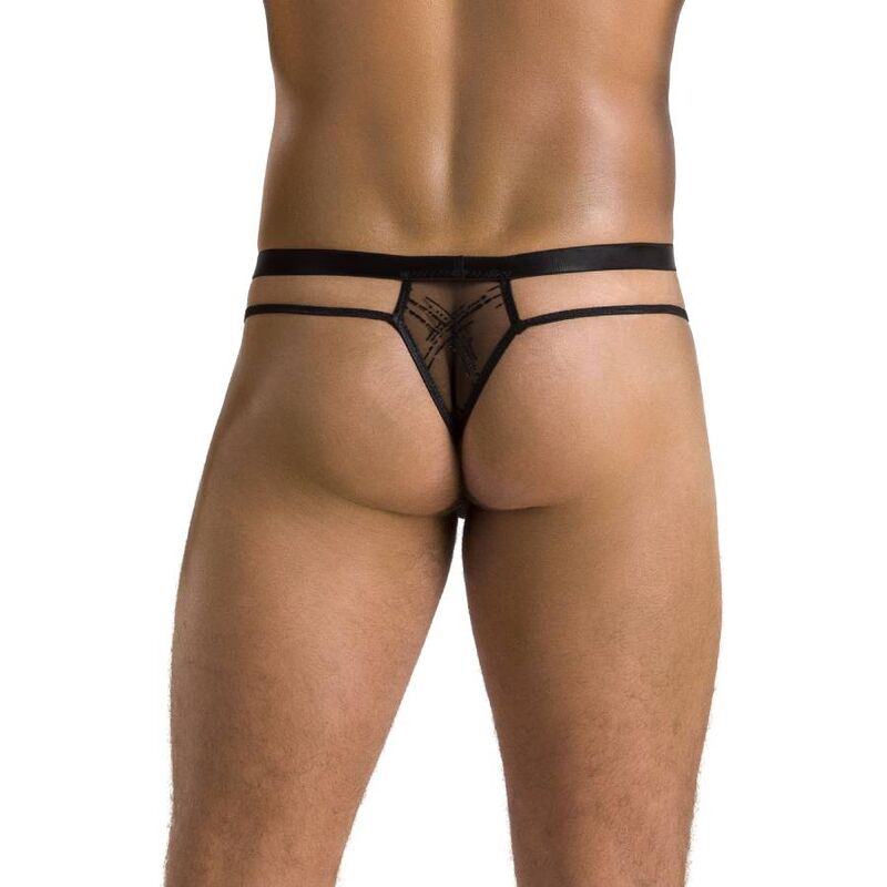 String homme Collin 029 noir, taille S/M – Passion — vue 4