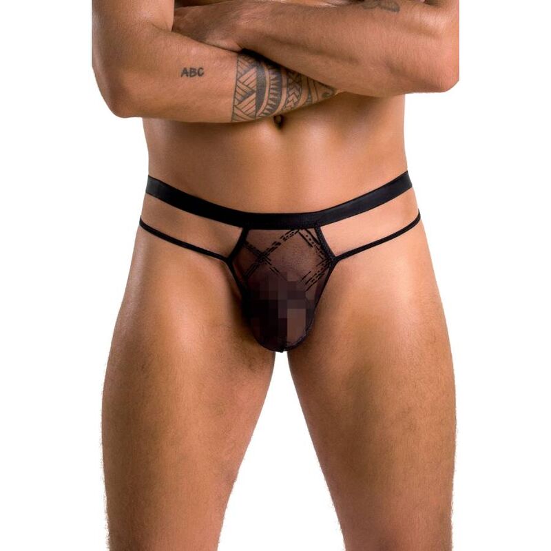 String homme Collin 029 noir, taille L/XL – Passion — vue 3