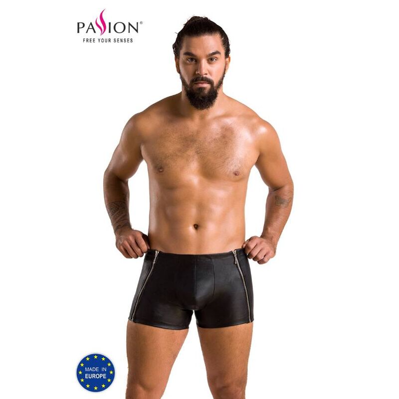 Short homme 049 noir mat, taille L/XL – Passion