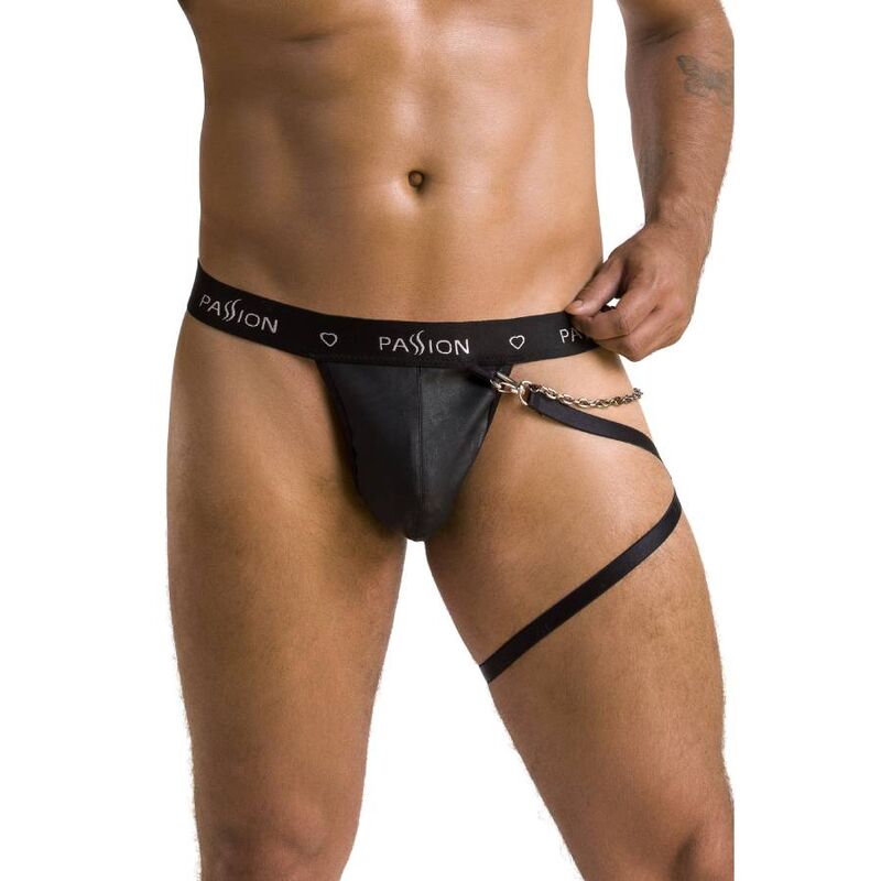 String homme Bill 058 noir, taille L/XL – Passion — vue 3