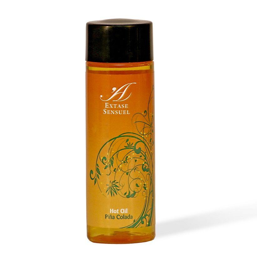 Huile stimulante de chaleur piña colada 100 ml – Extase Sensual – vue 2