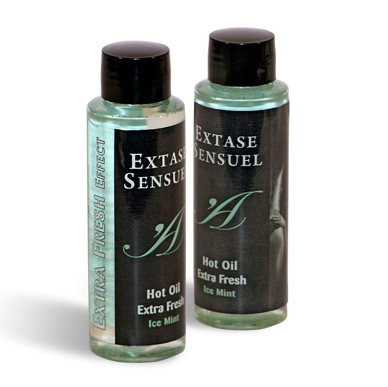 Huile de massage a effet glace extra fraîche 100 ml – Extase Sensual – vue 3