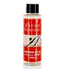 Huile de massage effet thermique aux phéromones pirulet 100 ml – Extase Sensual – vue 1