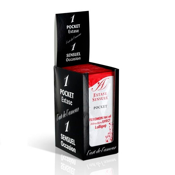 Huile de massage effet chaleur Sucette 10 ml – Extase Sensual — vue 2