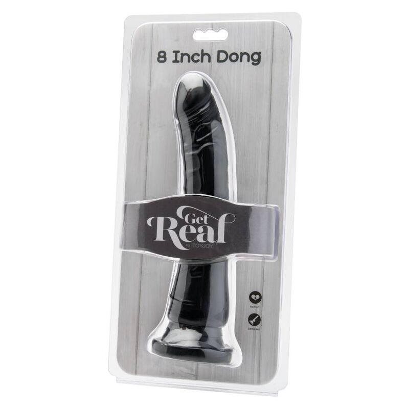 Gode réaliste 20,5 cm noir – Get Real — vue 2