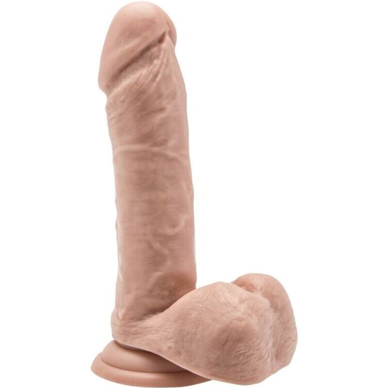 Gode réaliste avec testicules 18 cm chair – Get Real — vue 1