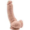 Gode réaliste avec testicules 20,5 cm chair – Get Real — vue 1