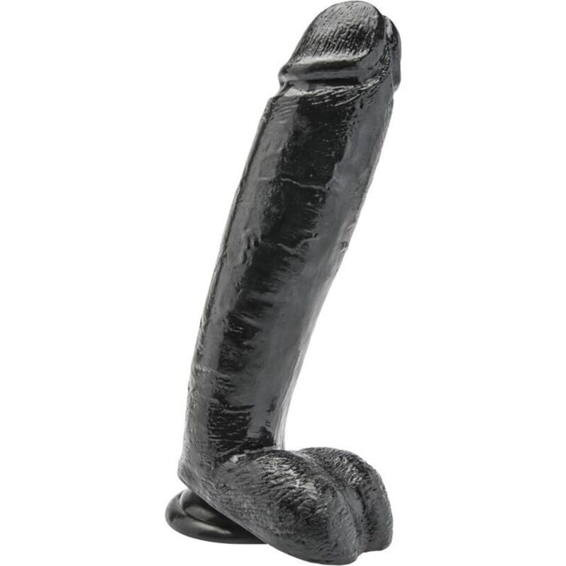 Gode réaliste Get Real 25,5 cm avec boules noires – vue produit