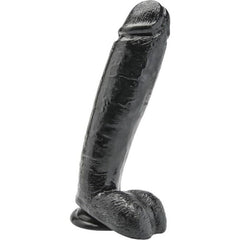Gode réaliste Get Real 25,5 cm avec boules noires – vue produit