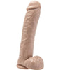 Gode réaliste avec testicules 28 cm chair – Get Real — vue 1