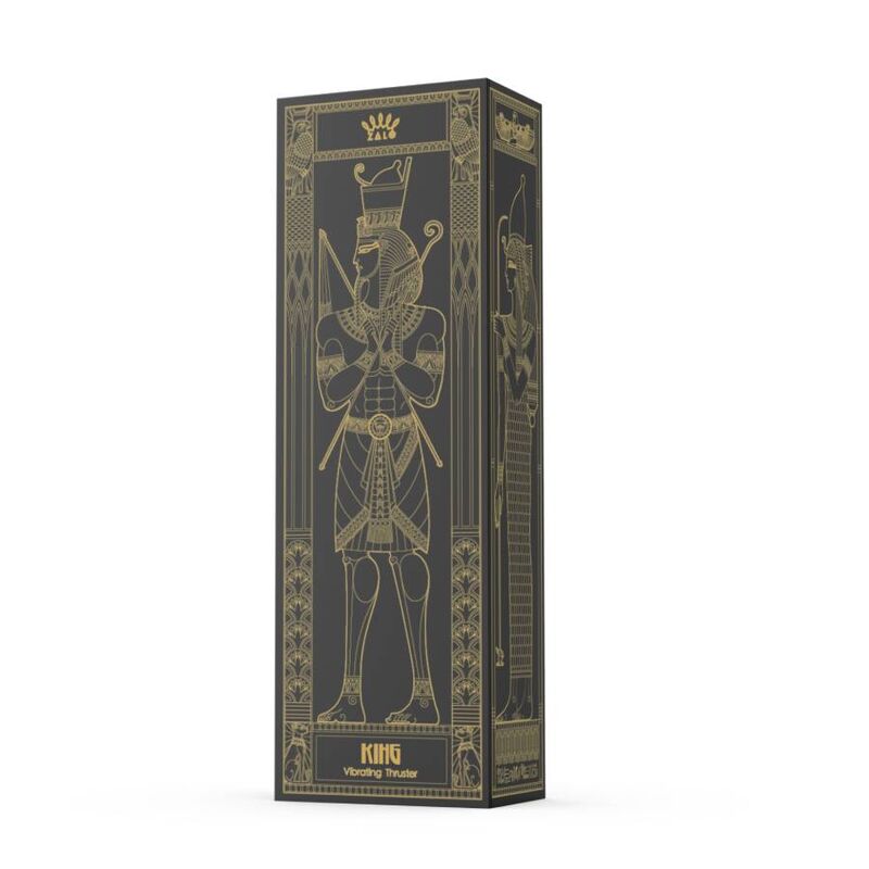 Vibromasseur à poussée King Thruster noir – Zalo
