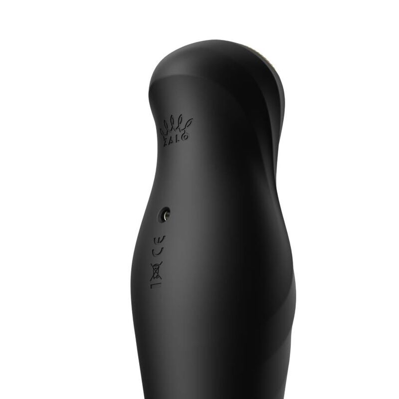 Vibromasseur à poussée King Thruster noir – Zalo
