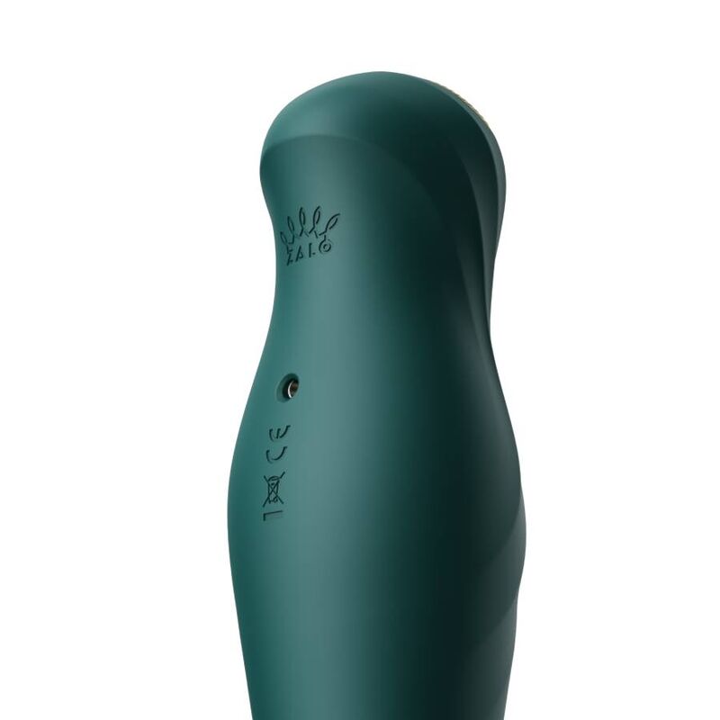 Vibromasseur à poussée King Thruster vert – Zalo