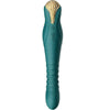 Vibromasseur à poussée King Thruster vert – Zalo
