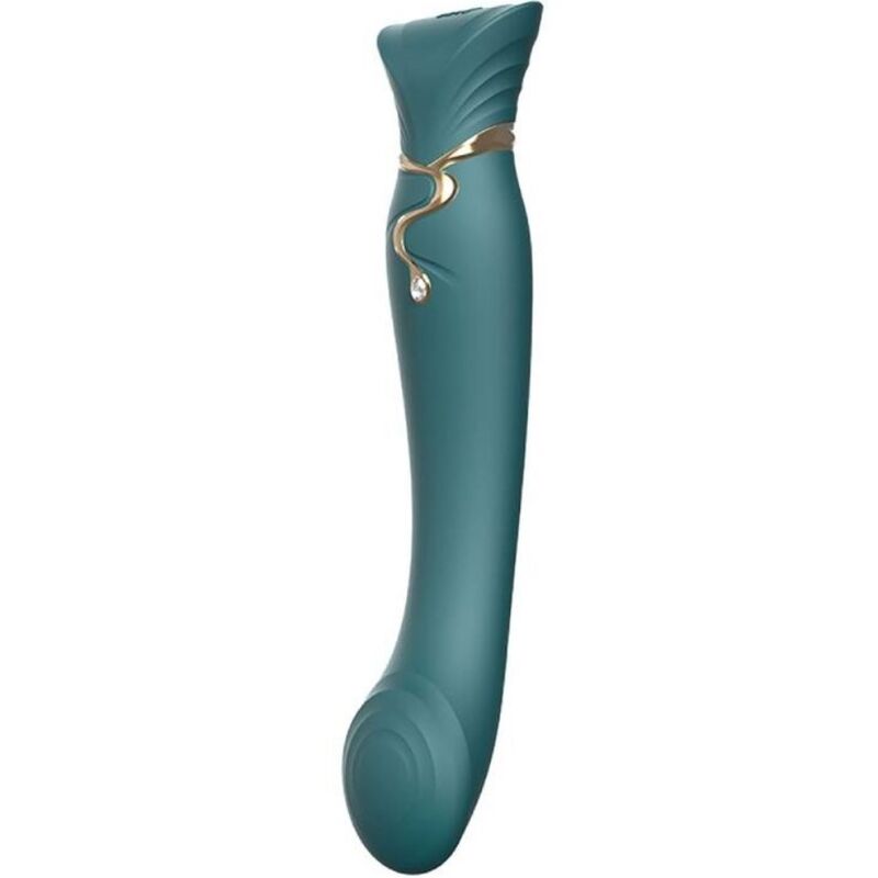 Vibromasseur point G Queen Puls Wave vert – Zalo