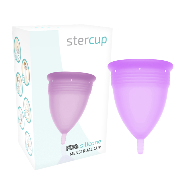 Coupe menstruelle Stercup lilas taille L – Stercup — vue 2