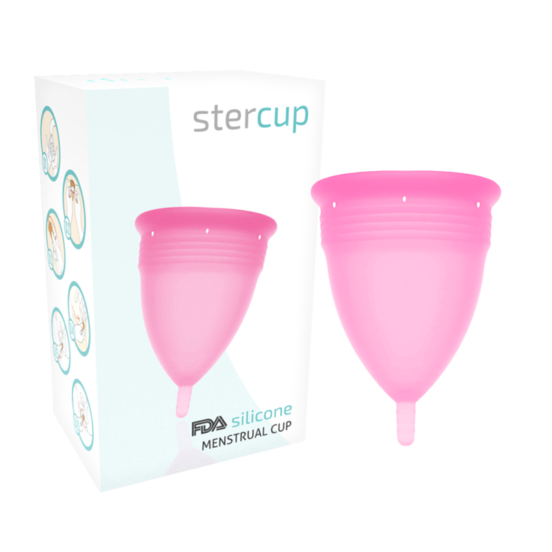 Coupe menstruelle Stercup rose taille L – Stercup — vue 2