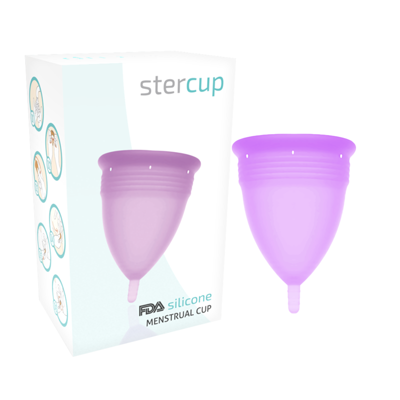 Coupe menstruelle Stercup lilas taille S – Stercup — vue 2