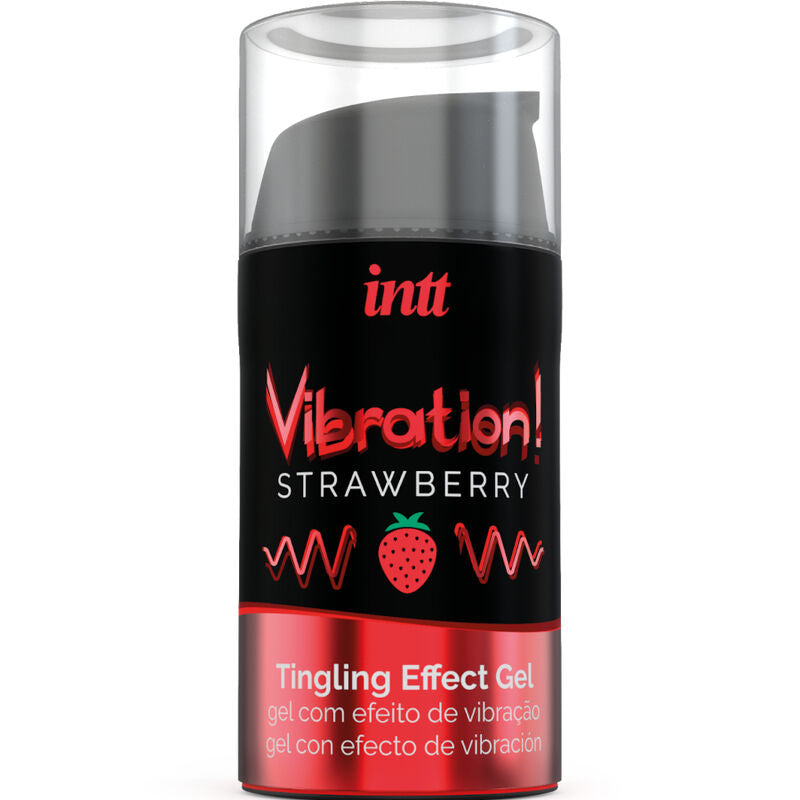 Gel stimulant intime PUISSANT STIMULANT INTIME GEL VIBRANT LIQUIDE FRAISE 15 ML – INTT UNISEX AROUSAL GEL