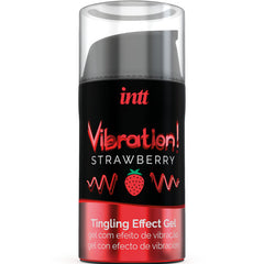 Gel stimulant intime PUISSANT STIMULANT INTIME GEL VIBRANT LIQUIDE FRAISE 15 ML – INTT UNISEX AROUSAL GEL