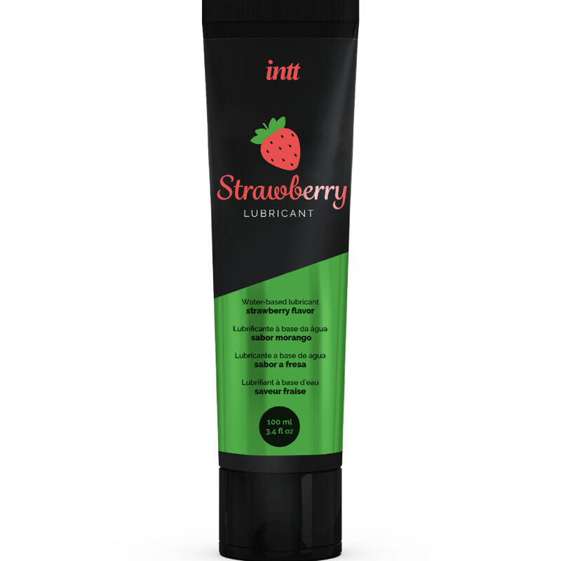 Lubrifiant intime à base d'eau saveur fraise – INTT