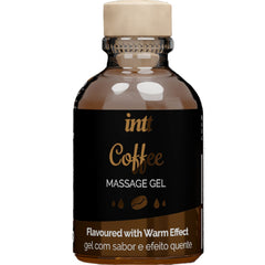 Gel de massage SAVEUR CAFÉ EFFET CHAUD – INTT Massage & Oral Sex