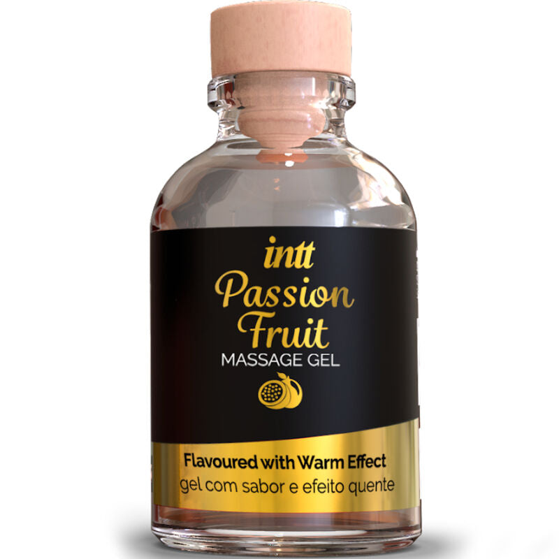 Gel de massage SAVEUR FRUIT DE LA PASSION AVEC effet chaleur – INTT Massage & Oral Sex