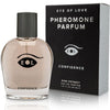 Parfum aux phéromones Confidence 50 ml – Eye of Love – vue principale sur fond blanc
