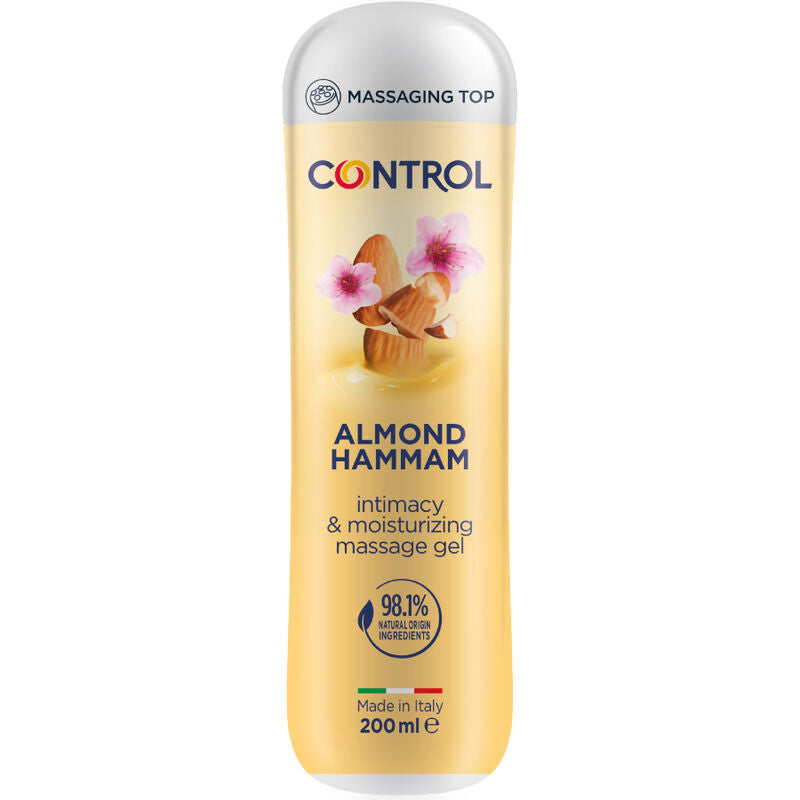Gel de massage hammam aux amandes 3 en 1 200 ml – Control
