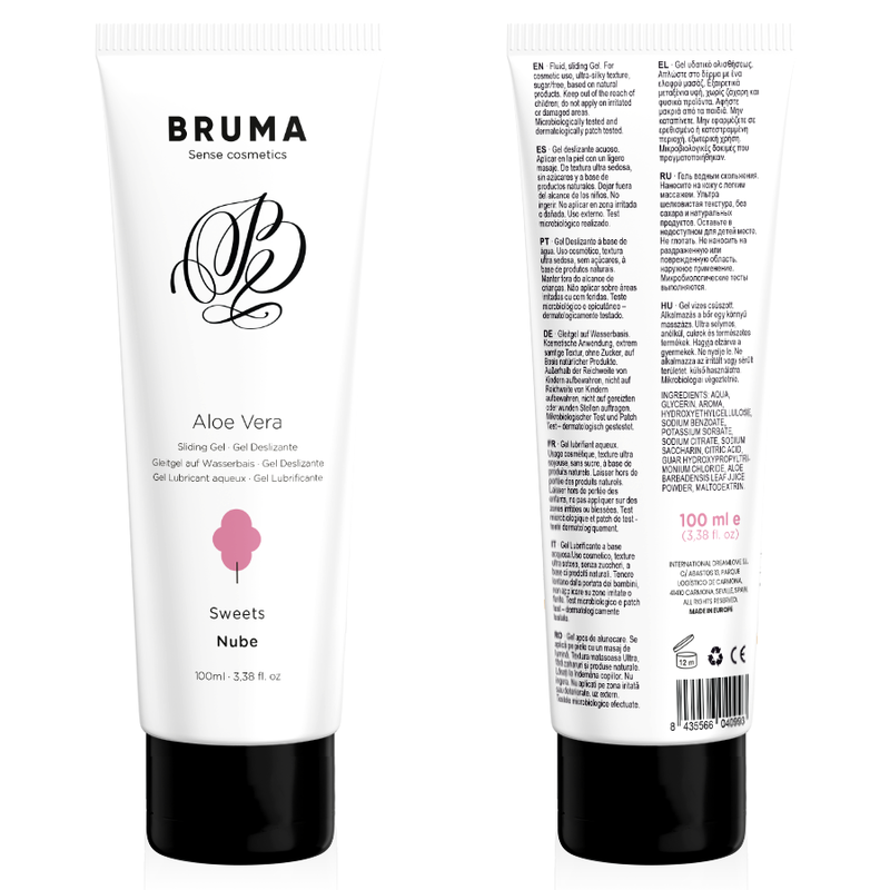 Gel glissant à l'aloe vera saveur bonbons 100 ml – Bruma