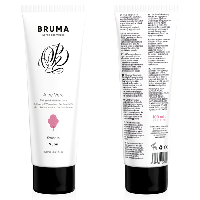 Gel glissant à l'aloe vera saveur bonbons 100 ml – Bruma