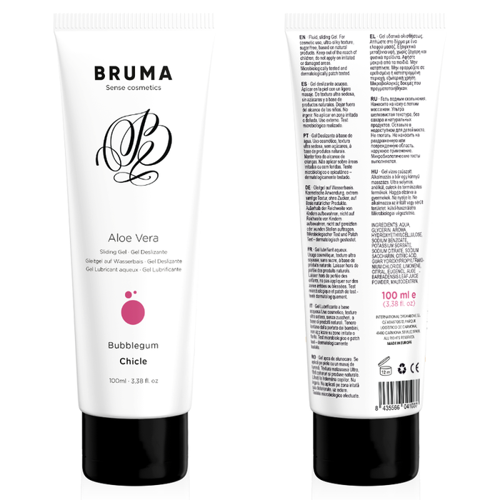 Gel glissant aloe vera saveur bubblegum 100 ml – Bruma